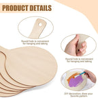 6 Pieces Mini Wooden Cutting Board Craft - Image 3