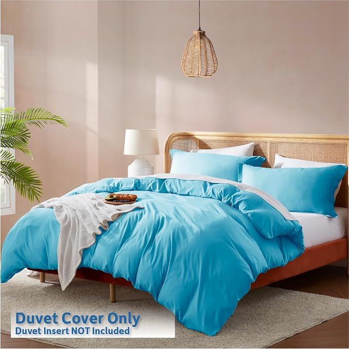 Nestl Bright Blue Duvet Cover Full Size - Image 2