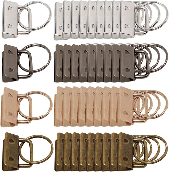 Key Fob Hardware, Key Lanyard, Keychain Making Kit Crafts DIY Supplies by GDFYMIImproveLifeHappyLife