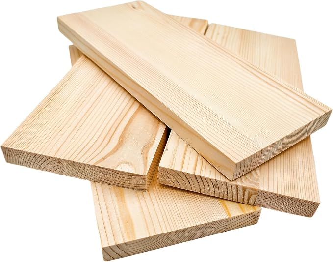 4PCS Rectangle Wood Boards Unfinished Wood Blocks - Image 6