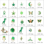 Bulk Gold Enamel Charms for Jewelry Making, Colorful Metal Charms Pendant for - Image 6