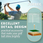 JupDec Golf Ball Display Case Clear Acrylic Memorabilia Stand Cube Holder - Image 3