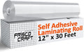 Frisco Craft Transparent Glossy Self Adhesive Laminating Roll 12" x 30 ft | by FriscoCraft