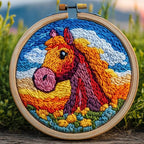 DIY Punch Needle Kits Horse by Unknown