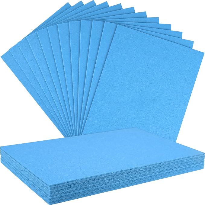 NEBURORA 12 Pcs 2mm Thick Stiff Felt Sheets by NEBURORA