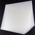 7.5mil Blank Mylar Sheets, 12X12 inch Milky Translucent PET Blank Stencils by neglex