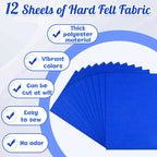 NEBURORA 12 Pcs 2mm Thick Stiff Felt Sheets - Image 5
