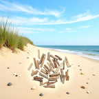 20 Pcs Natural Driftwood Pieces Branch Slices Craft Sticks Beach Decor - Image 2