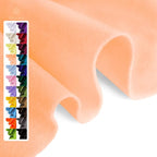 Cream Blush Soft Felt Fabric Sheet 36" x 36", 1.6mm Thick, Premium Craft Felt by Grainear