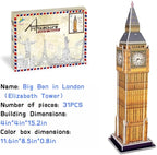 Architecture World Famous of 3D Puzzle.Build Your Own Collection of 17 Global - Image 5