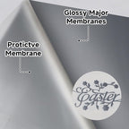 RENLITONG Silver Iron on Vinyl 12Inch by 20ft Roll Heat Transfer Vinyl - Image 3