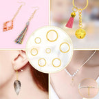 Paxcoo Gold Jump Rings for Jewelry Making - Image 2