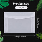 50 PCS Glassine Envelopes 3.94×2.75 Inch Translucent Vellum Envelopes - Image 2
