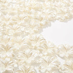 40pcs Flower Shape Beads White Pearl Flower Beads Color Lily Beads - Image 6