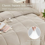 JOLLYVOGUE Twin Comforter Set, Ultra-Soft Bed in a Bag Twin Size 5 Pieces - Image 3
