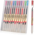 BEIWO Premium Gel Ink Ball Point Pen, Fine Point Color Pens, Smooth Writing Gel by BEIWO