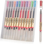 BEIWO Premium Gel Ink Ball Point Pen, Fine Point Color Pens, Smooth Writing Gel by BEIWO