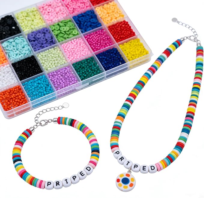 HardyGuo 6 box pony beads kit kandi 6x8mm Kandi Beads - Image 5