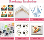 4 Pack Framed Paint by Numbers Kit - Image 8