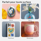 ARTISTRO 12 Glitter Paint Pens for Glass Marking, Rock Painting, Scrapbooking - Image 3