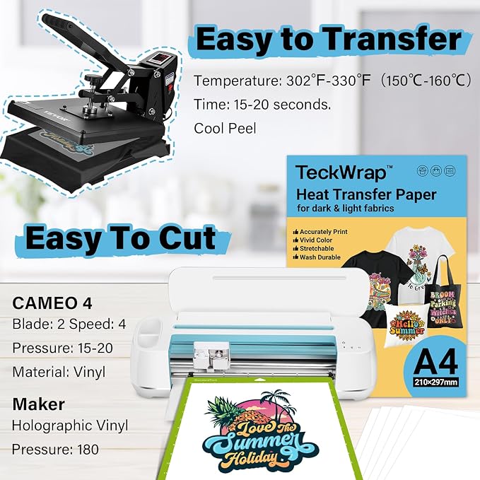 TECKWRAP Printable Heat Transfer Paper - Image 4