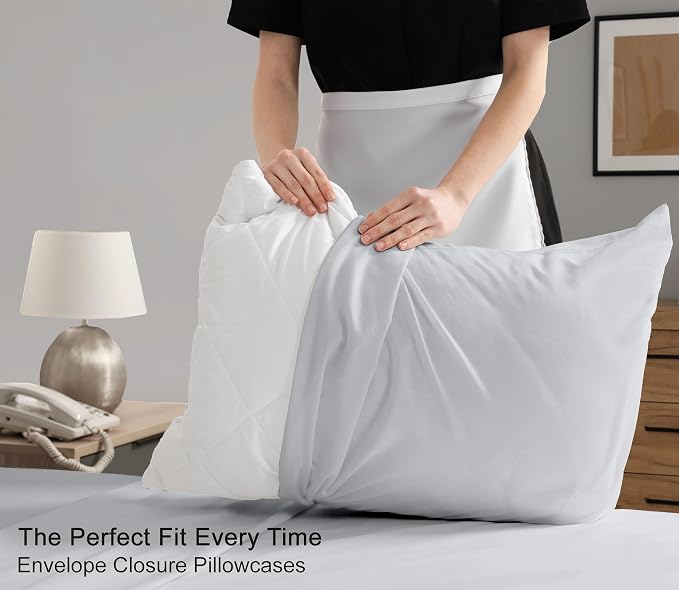 RUVANTI 100% Cotton Sheets – Full Size Percale Bedding, Cooling & Breathable - Image 7