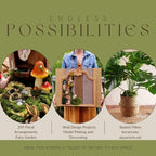 USMOLA Fake Moss for Potted Plants Indoor, 7OZ Green Moss for Crafts - Image 8