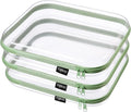 YQBRAO 3-Pack Large Clear Hard Shell Zipper Case, 1.2mm Ultra-Thick Rigid Toy & by Unknown
