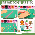 TANEMUDO 10 Pcs Craft Foam Sheet Roll in 10 Colors, Bulletin Board, and Cosplay - Image 5
