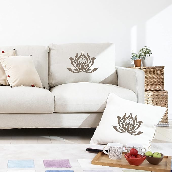 GORGECRAFT 12"X12"Lotus Flower Stencil Mandala Sacred Templates Yoga Reusable - Image 7