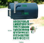 Letter Stickers, Mailbox Numbers, 1 Inch Waterproof Vinyl Alphabet | 1 Inch - Image 2