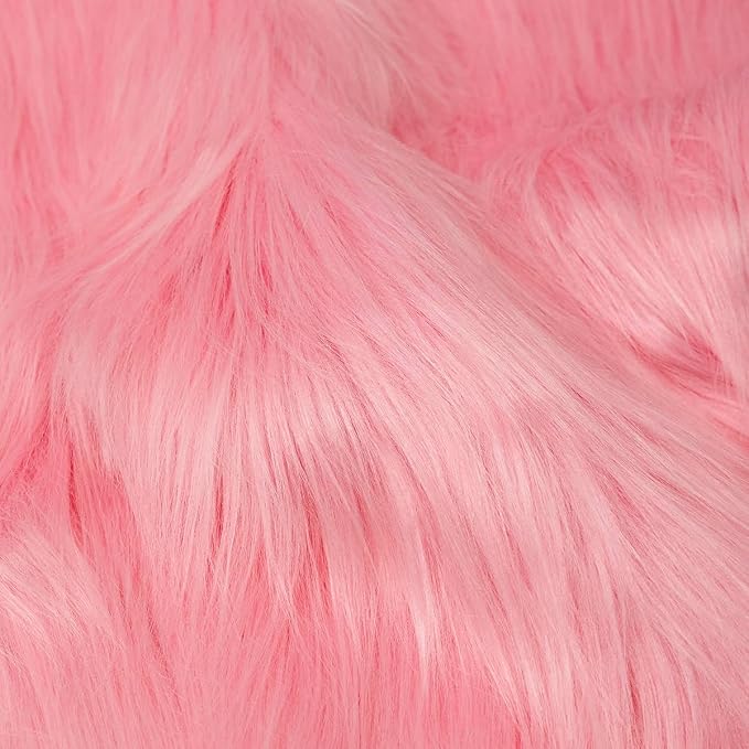 Faux Fur Fabric for Crafts Squares Furry Fabric for Sewing, Upholstery & by Qidkeo
