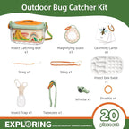 Bug Catcher for Kids Explorer Bug Catching Kit, Magnifying Glass, Whistle & - Image 2