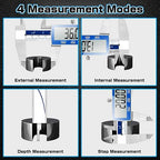 Qfun Digital Caliper, 0-6inch Caliper Measuring Tool Extreme Accuracy IP54 - Image 3