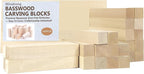Ninekong 24PCS Basswood Carving Blocks，Whittling Wood Carving Kit, Soft Basswood by Unknown