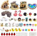 Dracarys Selected 50 Pieces Fairy Garden Accessories, Miniature Figurines by Dracarys