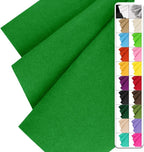 IONTACH 36" X 36" Emerald Green Stiff Felt Fabric 1.2mm Thick | Felt Sheet by IONTACH
