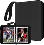 Mini Card Binder, 1-Pocket Super Lightweight Zipper Binder Holds 80+ Trading by Unknown