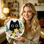 INFUNLY Cat Flowers Punch Needle Kit - Image 7