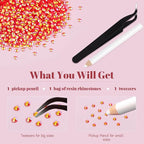 12000PCS 2mm Resin Jelly Rhinestones in Bulk, Bedazzling Flatback Crystals - Image 7