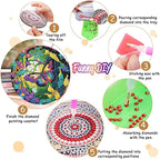 8 Pack Diamond Art Coasters, Butterfly Diamond Painting Coasters Kits | - Image 3