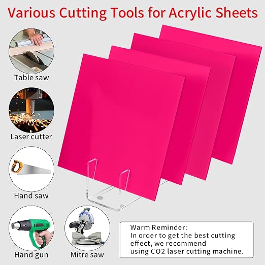 1/8 Thick 12 x 12 inch Acrylic Sheets - Image 3