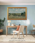 VIYYIEA Large Gold Framed Wall Art, Landscape Picture -Grassland- 36" x 24" - Image 5