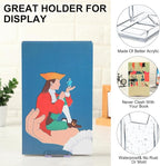 12 Pack Acrylic Book Stand for Display Adjustable Clear Display Holder Easel - Image 3