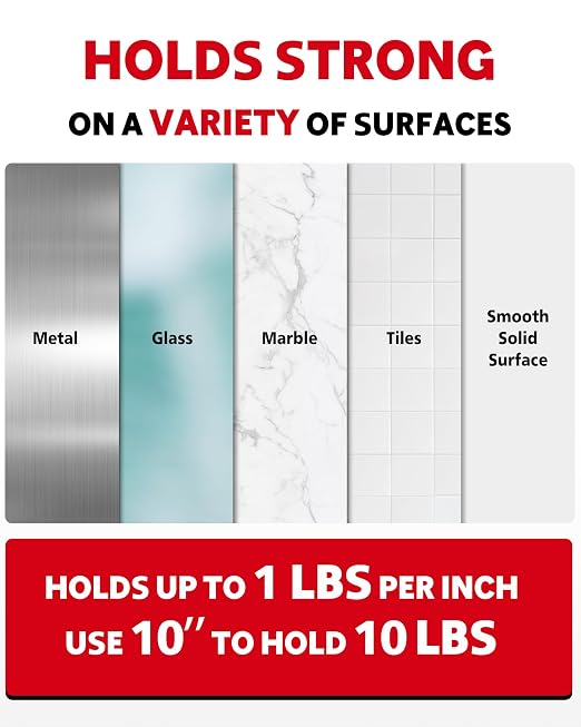 HitLights Double Sided Tape Heavy Duty, 1 in x 24.6 ft, Adhesive Mounting Tape - Image 2