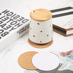 Self-Adhesive Cork Round, Allazone 120 Pack 9 x 9CM Cork Backing Sheets - Image 6