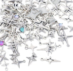 Craftdady Tibetan Style Antique Silver Alloy Pendants Cute Metal Dangle Charms by Craftdady