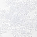 Gxueshan 1000 Pcs Acrylic Translucent White Clear Pony Beads 6x9mm Bulk by Gxueshan