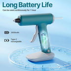 Cordless Hot Glue Gun, Fast Preheating - Image 2