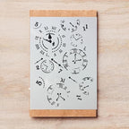 TIAMECH A4 Reusable Vintage Clock Dial Stencil - Image 3